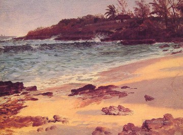 バハマ コーブ アルバート ビアシュタット ビーチ Oil Paintings